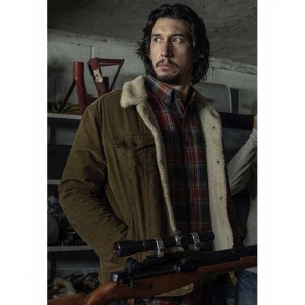 Adam Driver BlacKkKlansman Brown Cotton Jacket