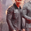 Alex Jumanji 3 The Next Level Nick Jonas Leather Jacket - Image 3