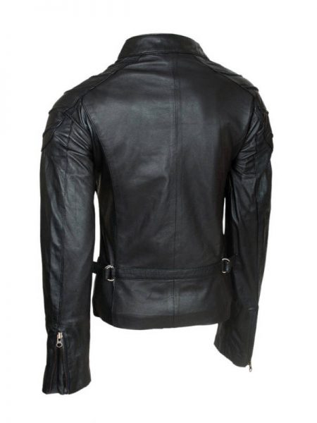 Angelina Jolie Black Leather Jacket - Color Jackets