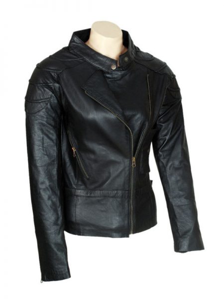 Angelina Jolie Black Leather Jacket - Color Jackets