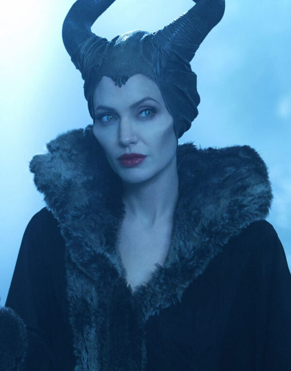 Angelina Julie Maleficent Long Woolen Coat - Image 2