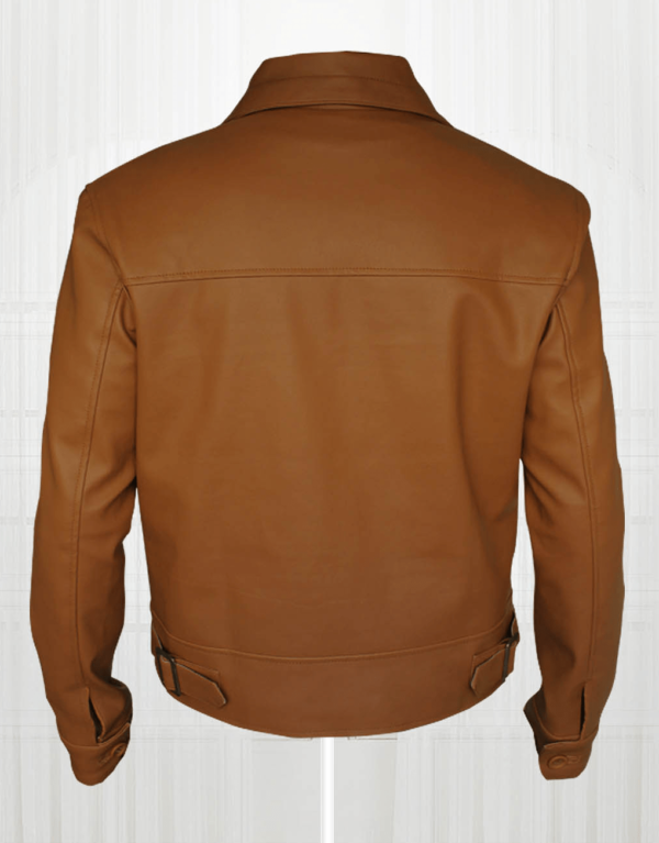 Aviator Leonardo Dicaprio Howard Hughes Brown Leather Jacket - Image 4