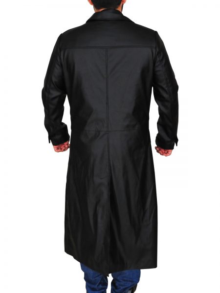 Balthazar Blake Sorcerer’s Apprentice Trench Long Leather Coat - Color ...