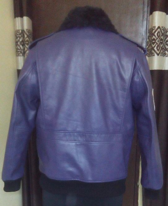 Batman Henchmen Joker Goon Purple Bomber Jacket with Faux Fur