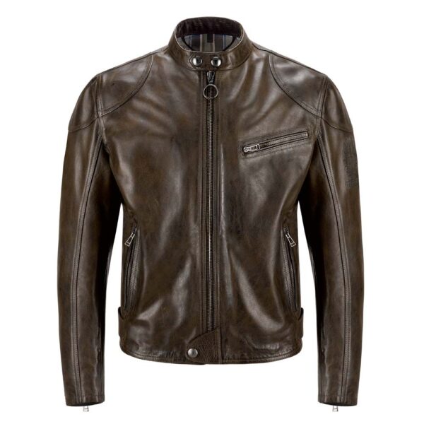 Belstaff Supreme Black / Brown Leather Jacket