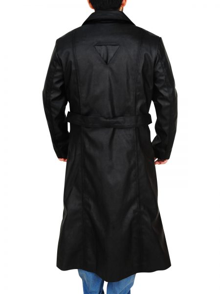 Blade Leather Wesley Snipes Trench Real Leather Coat - Color Jackets