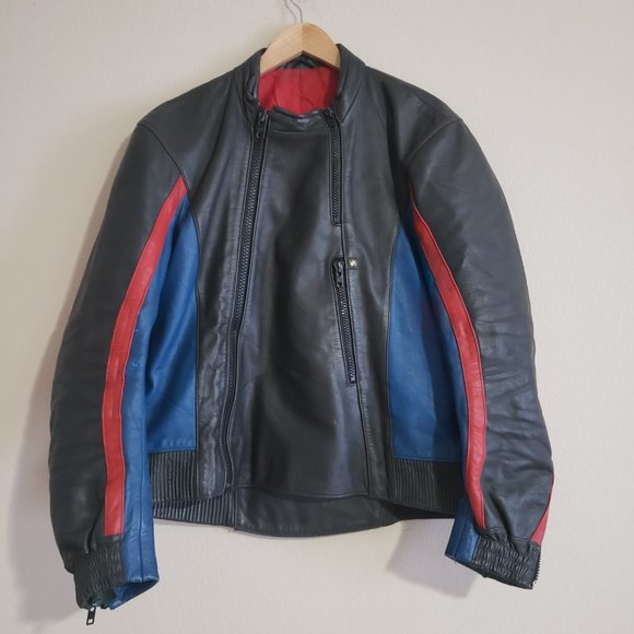 bmw vintage leather jacket