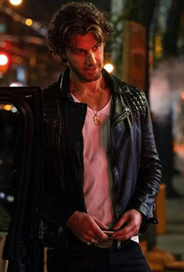 Brad Simon Adam 2021 TV-Series Sex Life Demos Leather Jacket