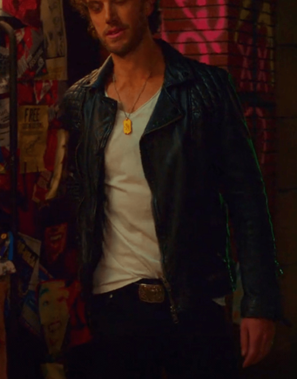 Brad Simon Adam 2021 TV-Series Sex Life Demos Leather Jacket - Image 2