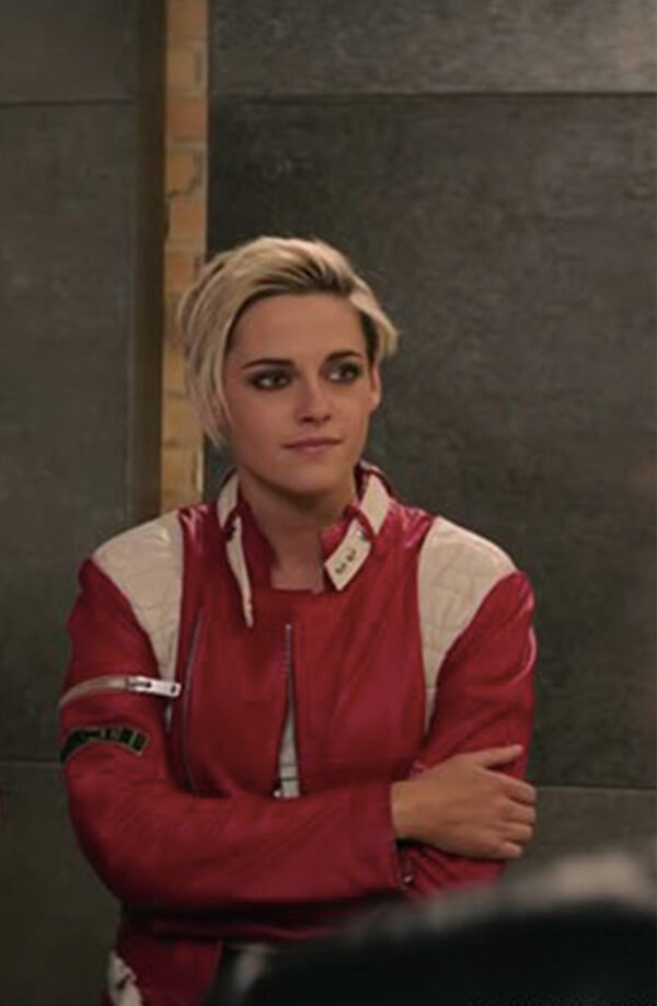 Charlie’s Angels Sabina Wilson Red & White Leather Jacket