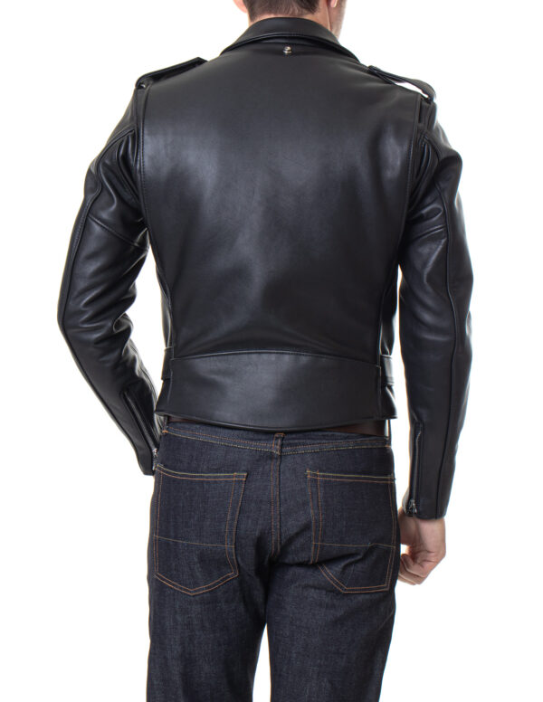 Classic Perfecto Steerhide Motorcycle Jacket - Image 2