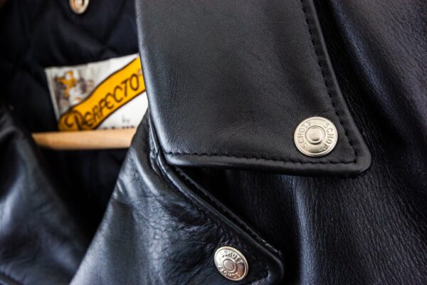 Classic Perfecto Steerhide Motorcycle Jacket - Image 7