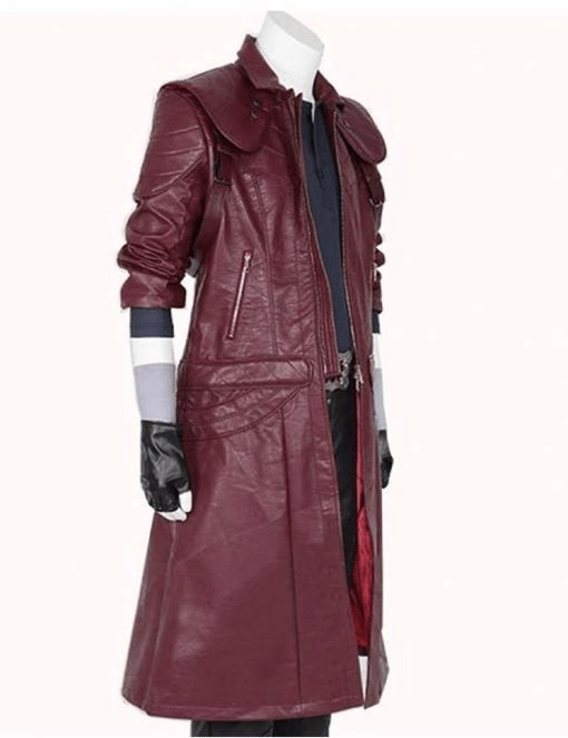 Devil May Cry 5 Dante Trench Leather Coat - Color Jackets