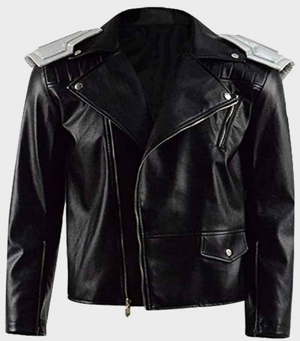 Riley Shanahan Robotman Doom Patrol Black Leather Jacket