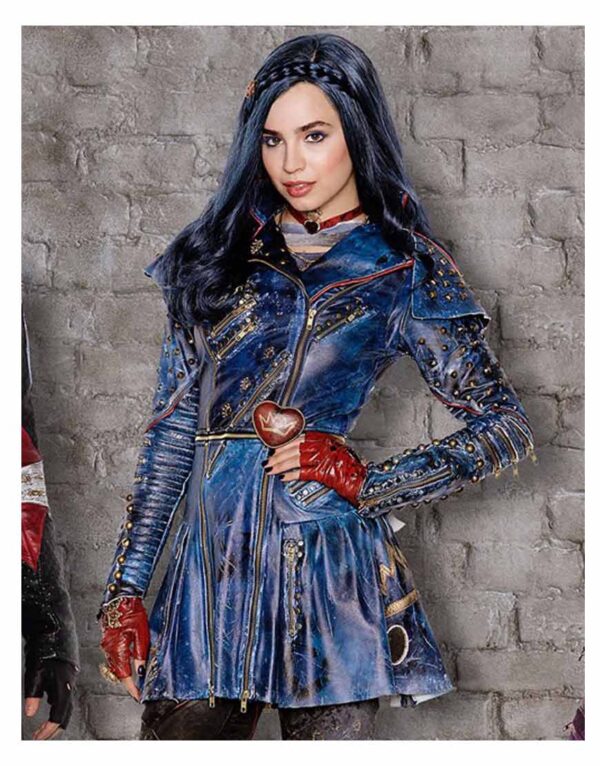 Evie Descendants 2 Leather Jacket - Image 2