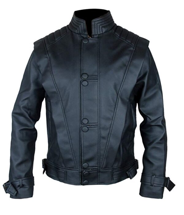 F&H Kid's Michael Jackson Thriller Genuine Leather Black Jacket - Image 7