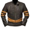 F&H Men's X-Men Origins Wolverine Leather Jacket