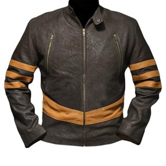 F&H Men's X-Men Origins Wolverine Leather Jacket