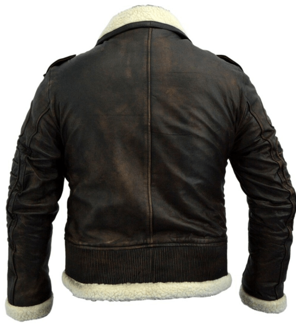 Fallout 4 Armor Bomber Brown Leather Jacket - Color Jackets