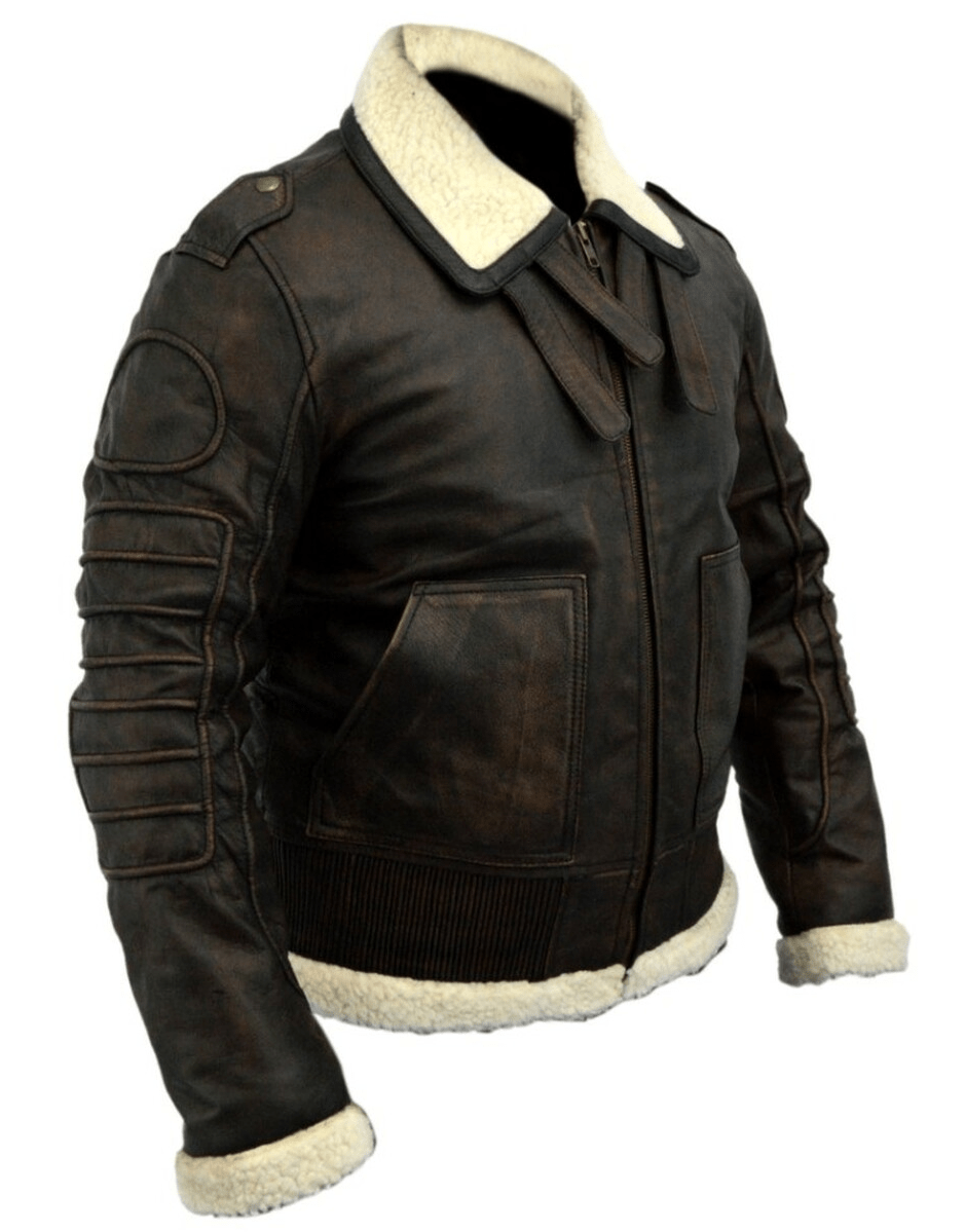 Fallout 4 Armor Bomber Brown Leather Jacket - Color Jackets