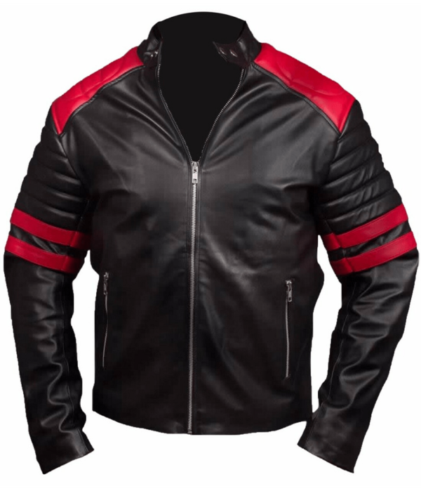 Mens Fight Club Hybrid Mayhem Leather Jacket