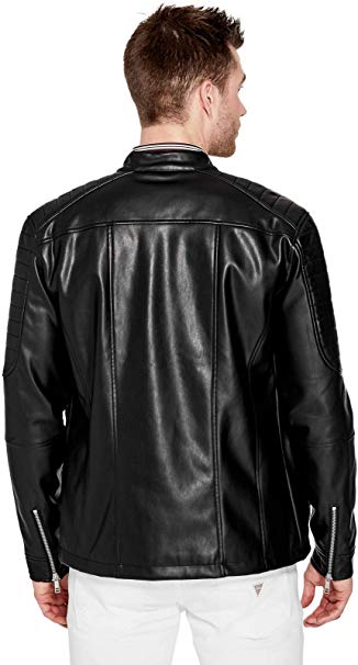 guess factory leather jacket