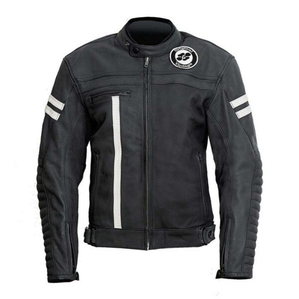 Garibaldi Moka Man Black Leather Jacket