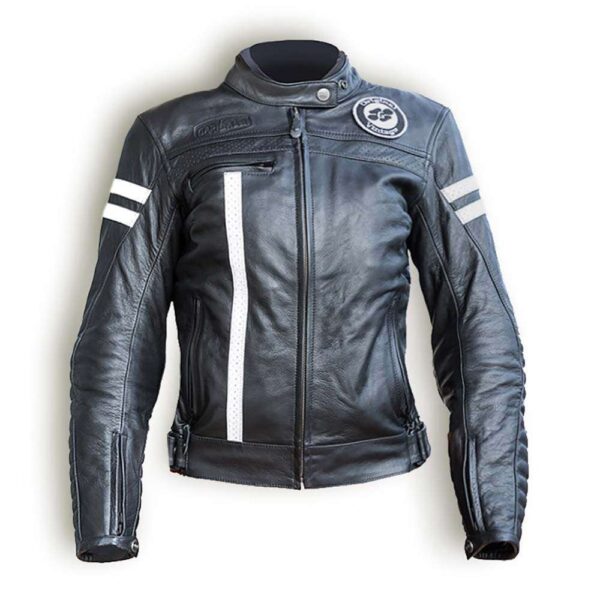 Garibaldi Moka Ladies Black Leather Jacket