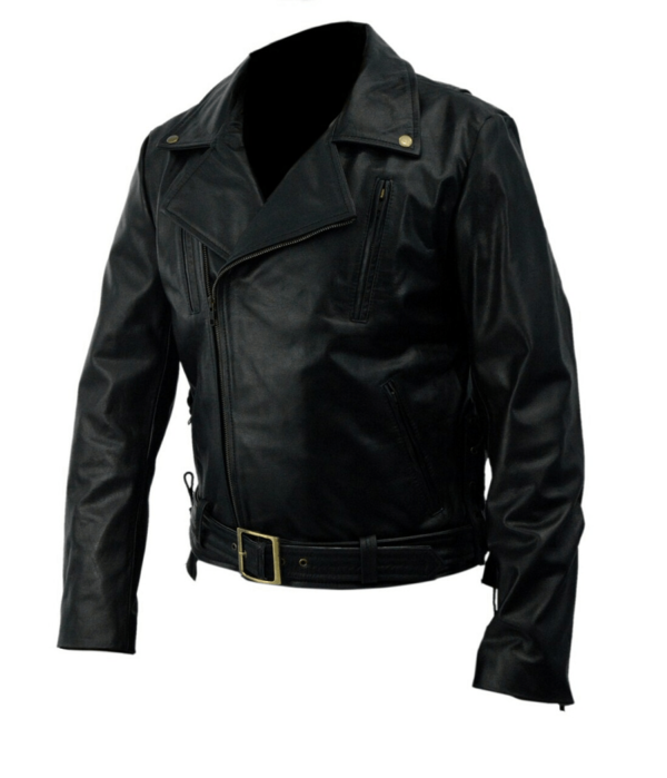 Mens Ghost Rider Nicolas Cage Leather Jacket - Image 2