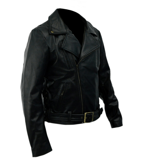 Mens Ghost Rider Nicolas Cage Leather Jacket - Image 3