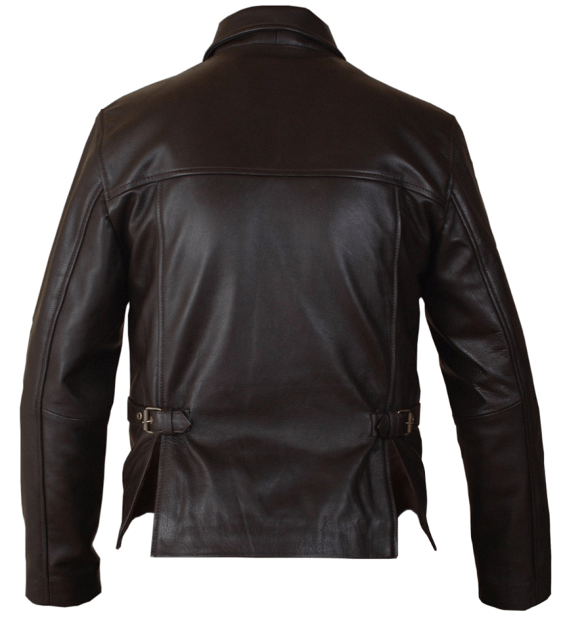 Guy Pearce Snow Lockout Leather Jacket - Color Jackets