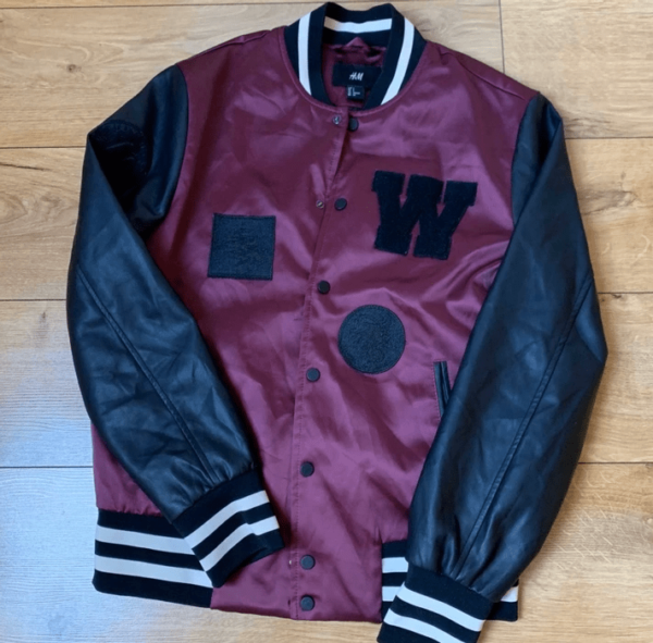 The Weeknd H&M Purple Varsity Jacket - Image 4