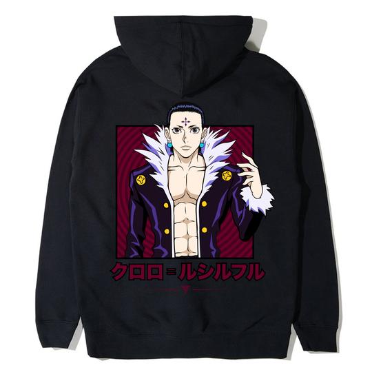 Hxh Chrollo Black Hoodie Jacket - Color Jackets