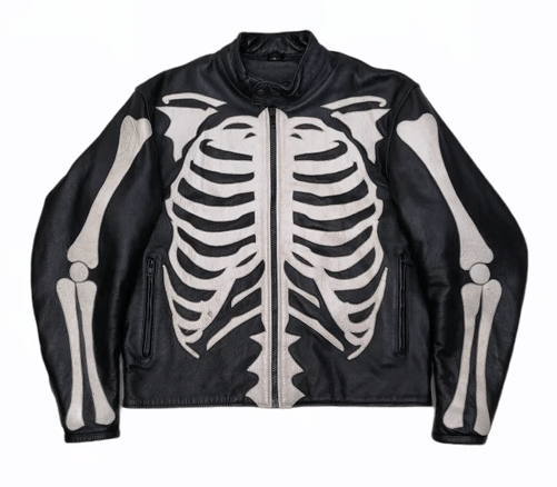 Iconic Skeleton Unik Leather Jacket - Color Jackets
