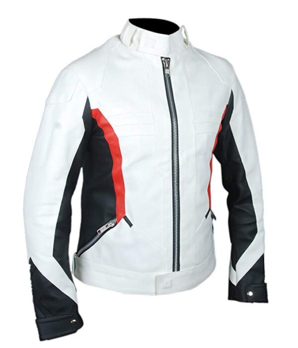 Jack Morrison Genuine White Leather Jacket - Image 5