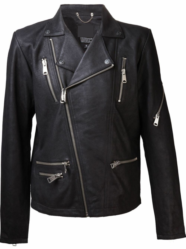 Mens Kill City Perfect Black Leather Jacket