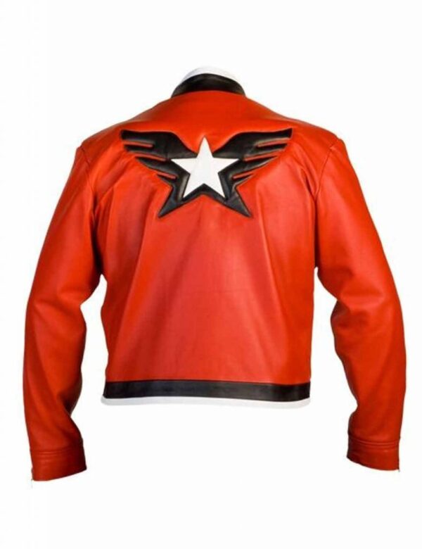 King Of Fighter 14 Red Leather Jacket