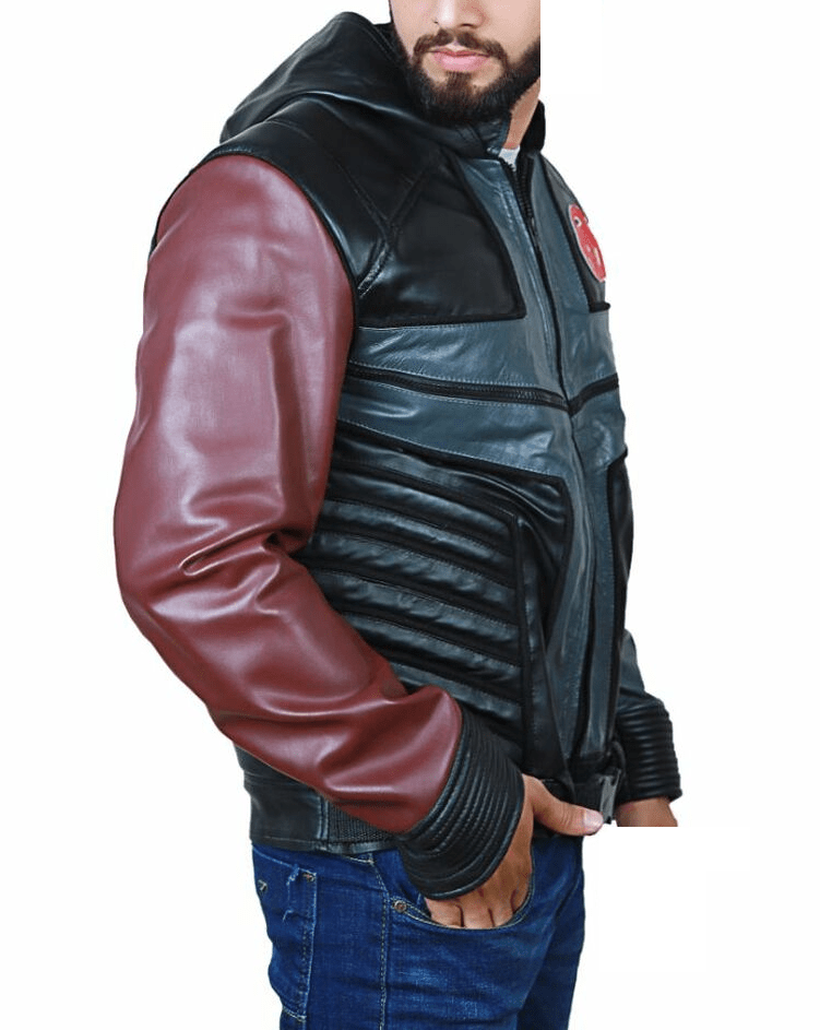 Lab Rats Leo Dooley Hooded Mission Leather Jacket - Color Jackets