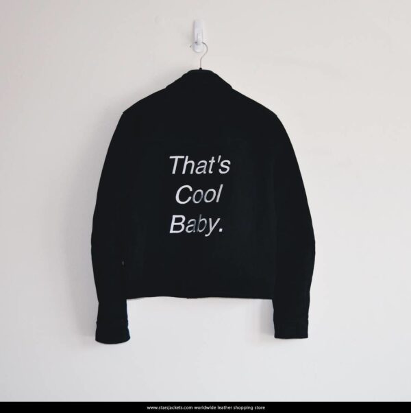 Luke Hemmings Thats Cool Baby Black Quality Cotton Jacket