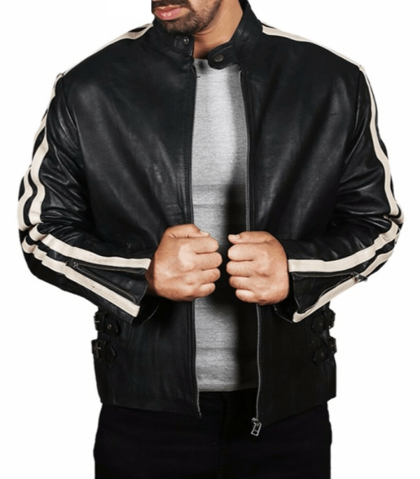 Martin Riggs Lethal Weapon Black Leather Jacket