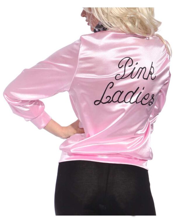 Michelle Pfeiffer Pink Ladies Grease Satin Jacket - Image 2