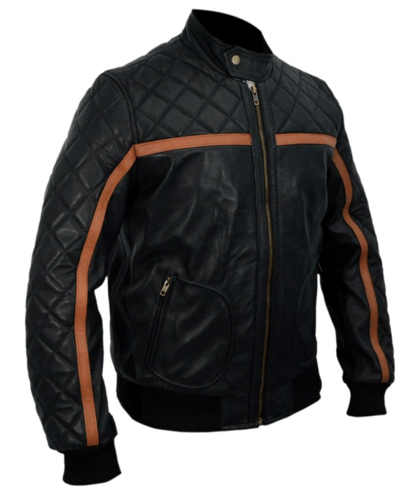 Nicholas Mendoza Battlefield Black Leather Jacket - Image 3