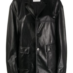 Womens Ambush Oversized Leather Jacket
