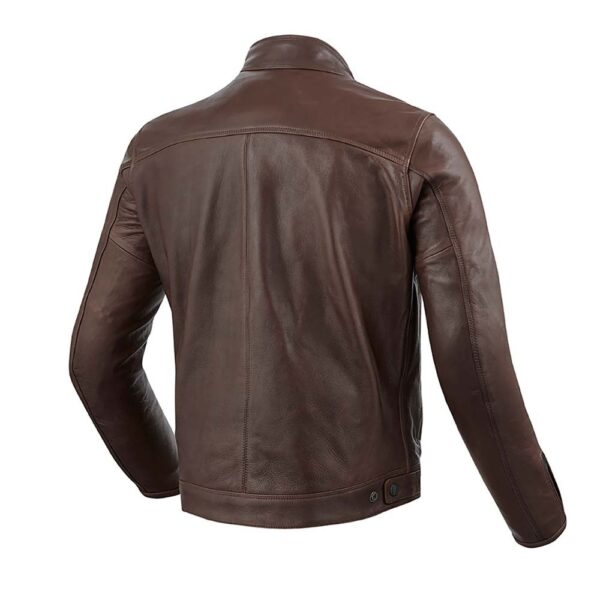 Rev'it Gibson Brown Leather Jacket - Image 2