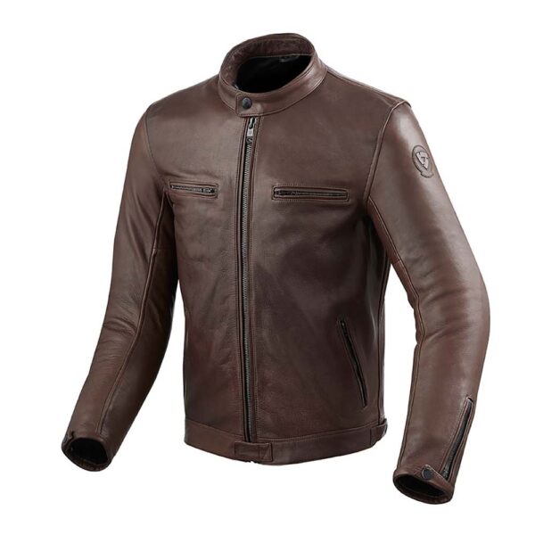 Rev'it Gibson Brown Leather Jacket