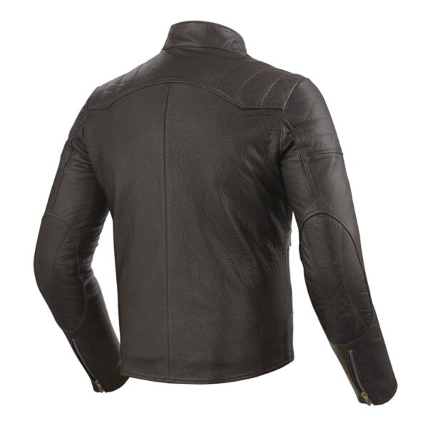 Rev'it Vaughn Dark Brown Leather Jacket - Image 2