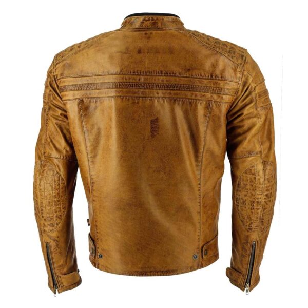 Richa Daytona 60s Washed Cognac Leather Jacket - Image 2