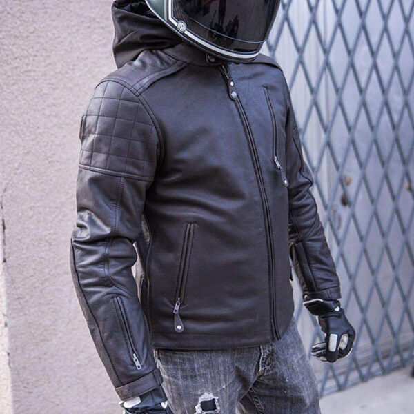 Roland Sands Design Jagger Black Leather Jacket - Image 3