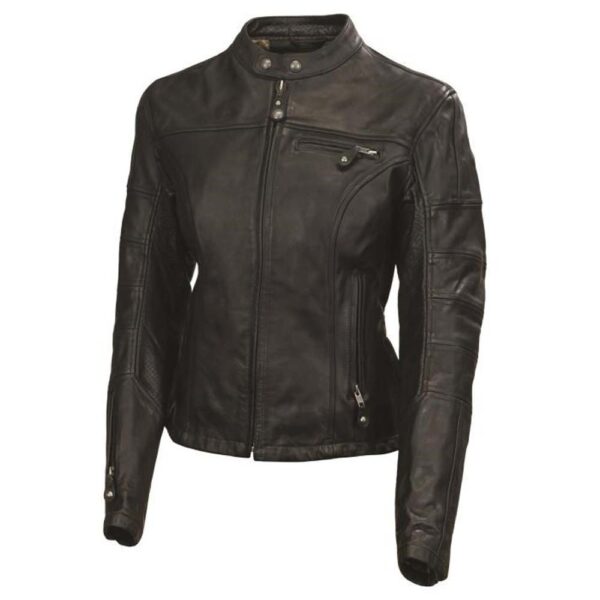 Roland Sands Design Maven Ladies Black Leather Jacket