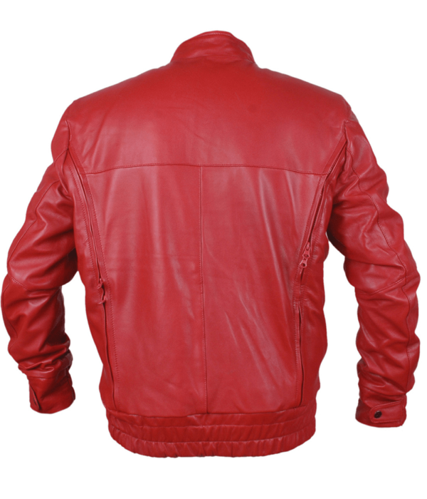 Ryan Gosling Pines Red Leather Jacket - Image 4